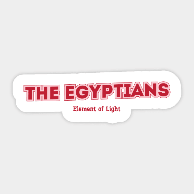 The Egyptians - Element of Light Sticker by PowelCastStudio